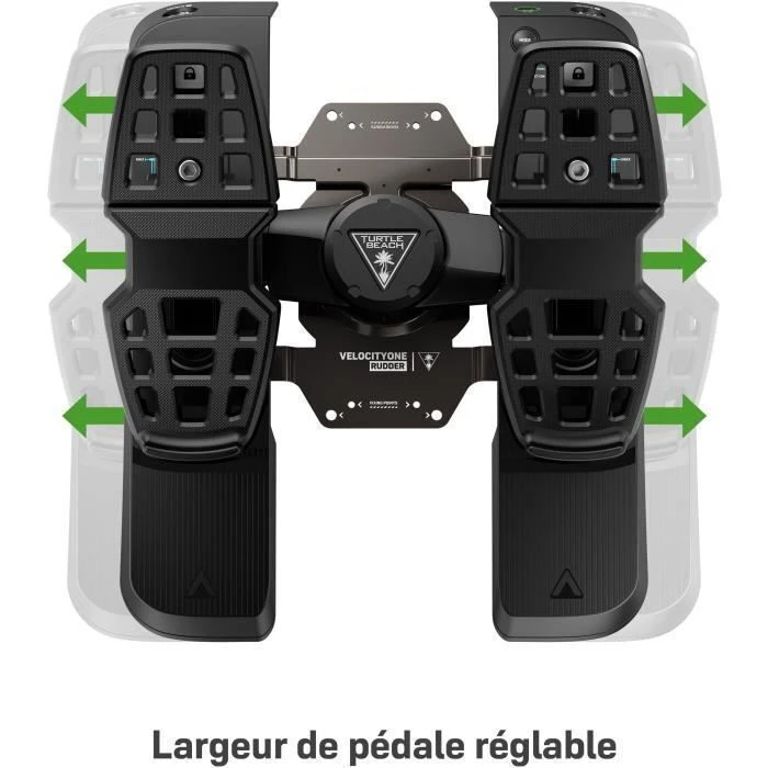 Turtle Beach VelocityOne Πεντάλ Πηδαλίου Προσομοίωσης Πτήσης
