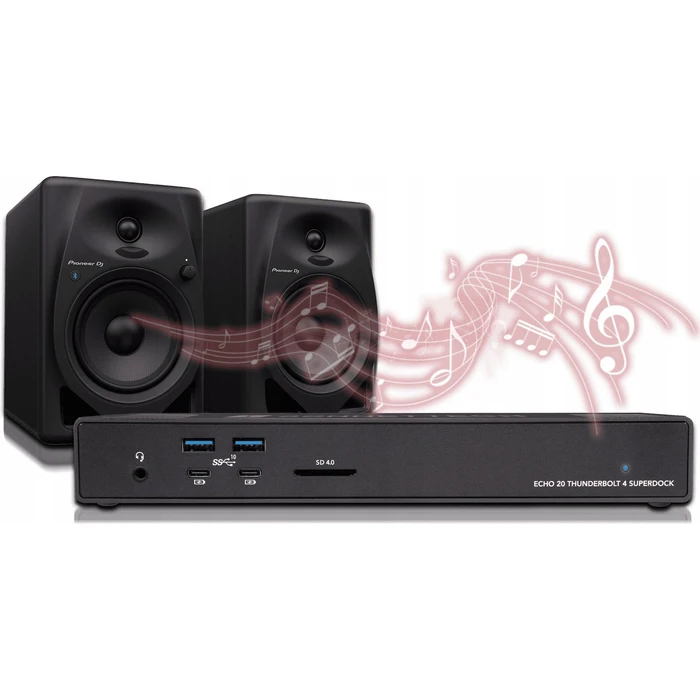 Sonnet Echo 20 Thunderbolt 4 SuperDock (Μαύρο)
