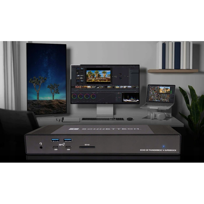 Sonnet Echo 20 Thunderbolt 4 SuperDock (Μαύρο)