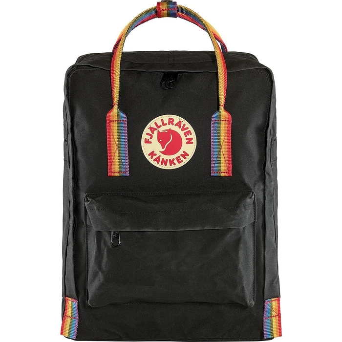 Fjällräven Kånken Rainbow 16 lt Μαύρο