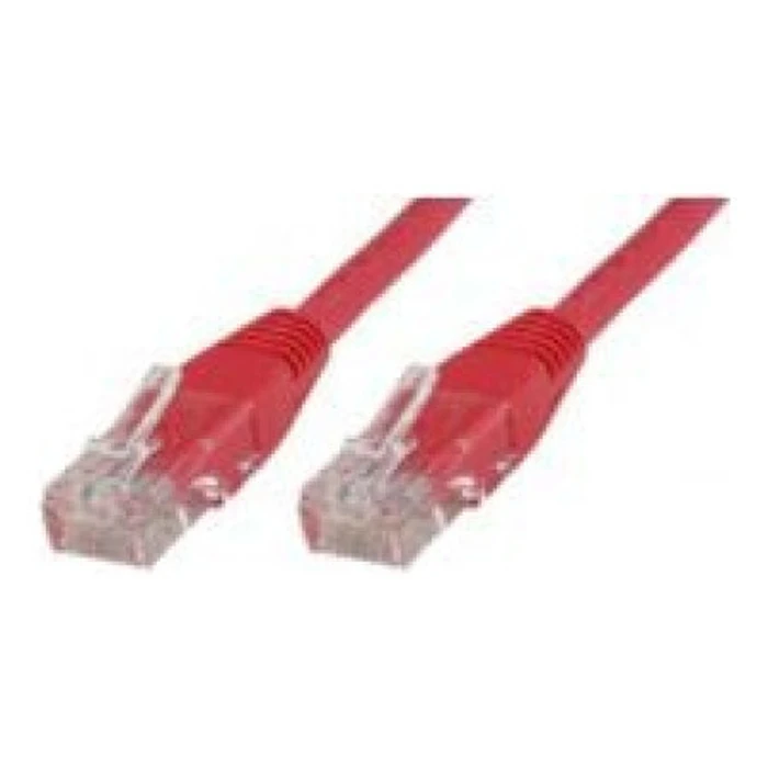 Microconnect U/UTP Cat6 Flat LSZH Ethernet Network Cable 0.5m Red (UTP6005R)