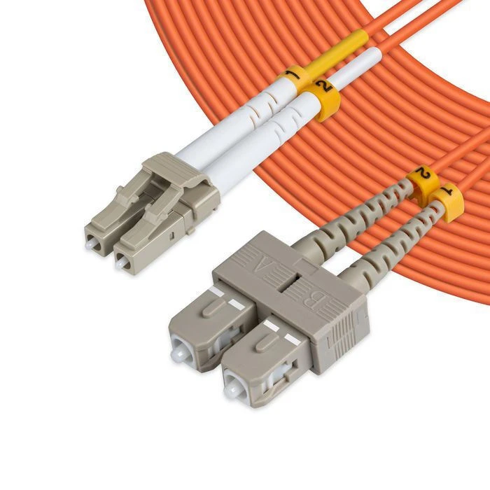 Microconnect LC/UPC to SC/UPC Fibre Optic Patch Cable 1 m Orange (OM1 62.5/125µm, LSZH)