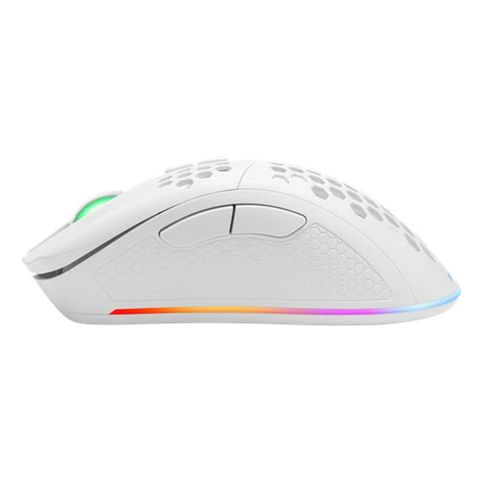 Deltaco Gaming Ποντίκι USB RGB, λευκό (GAM-120-W)