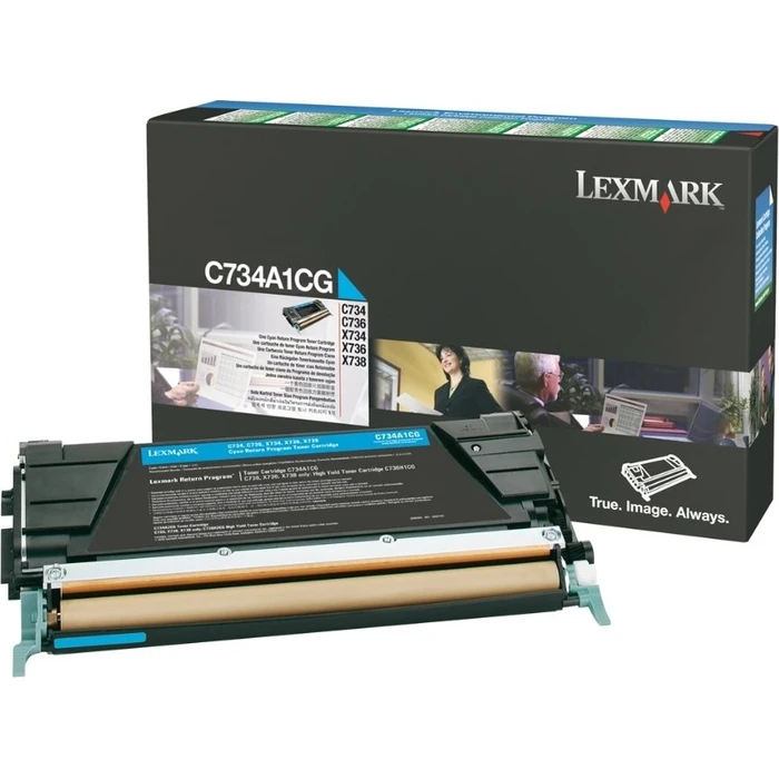 Lexmark Τόνερ Κυανό C73x X73x 6K C734A1C