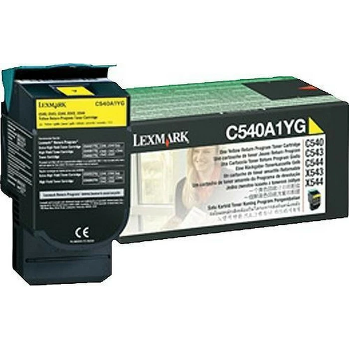 Lexmark Τόνερ Κίτρινο C54x X543 SC 1k C540A1Y LEXC540A1Y