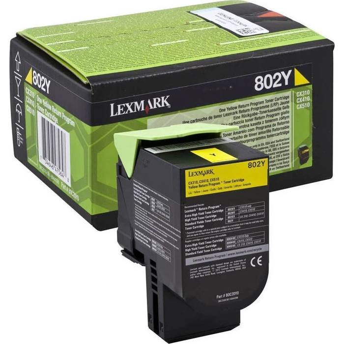 Default LEXMARK Toner Lexmark 80C20Y0 Yellow 80C20Y0 LEX80C20Y0
