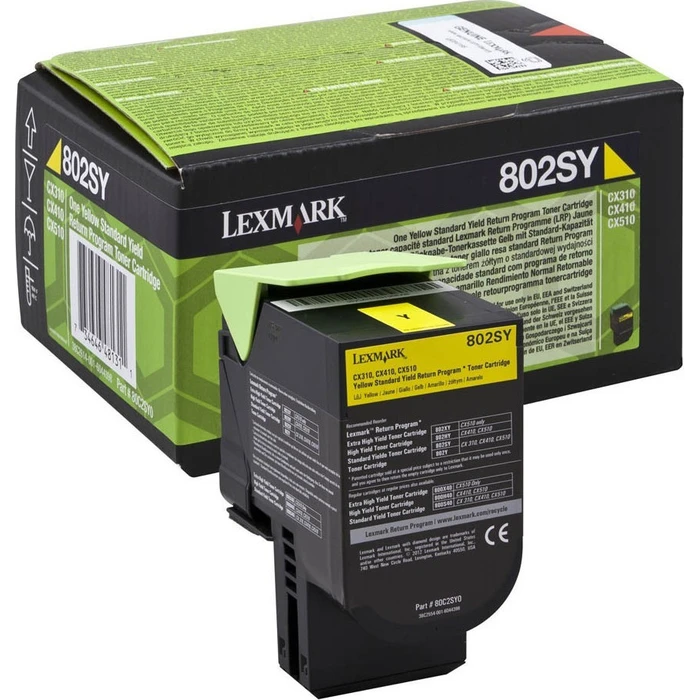 Default LEXMARK Toner Lexmark 80C20Y0 Yellow 80C20Y0 LEX80C20Y0
