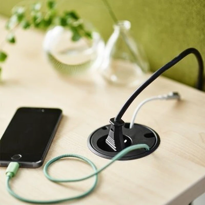 Black Wall Socket W125838324 (MPN: 935-PD10)