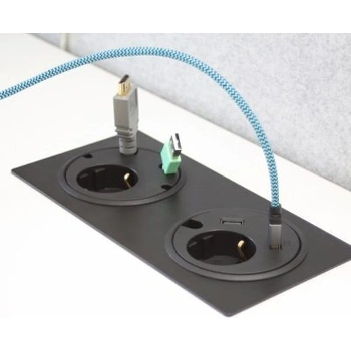 Black Wall Socket W125838324 (MPN: 935-PD10)