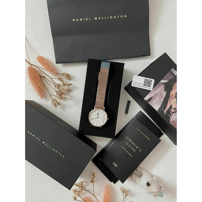 Daniel Wellington Classic York Ανδρικό Ρολόι 36mm Καφέ Δερμάτινο Λουράκι
