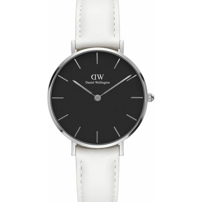 Daniel Wellington Classic Petite Bondi Women's Watch 32mm Quartz White Leather Strap DW00100284