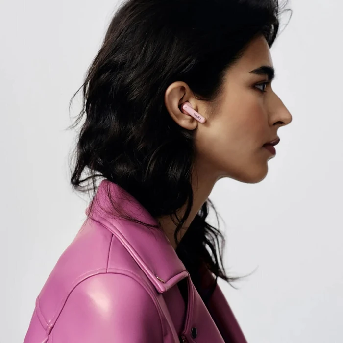 Sudio A1 In-ear Bluetooth Handsfree Ακουστικά με Θήκη Φόρτισης Ροζ