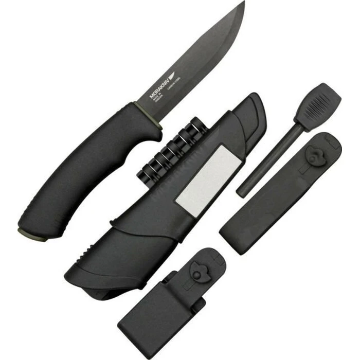 Μαχαίρι Επιβίωσης Bushcraft Survival Hunting Knife Black Morakniv