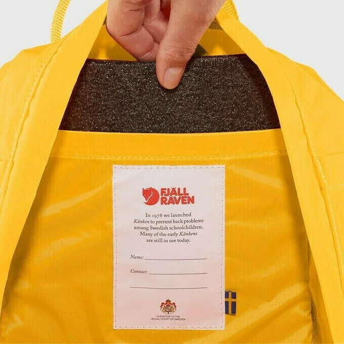 Fjallraven Kånken Mini Αδιάβροχο 7lt Κίτρινο