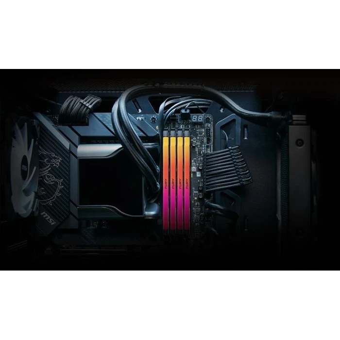 Kingston 16GB 6400MT/s DDR5 CL32 DIMM FURY Renegade RGB (KF564C32RSA-16)