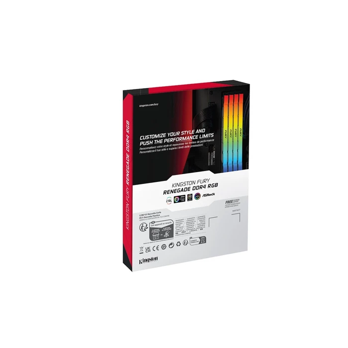 Kingston FURY Renegade RGB DDR4 16GB (2x8GB) 4000 MT/s Desktop RAM - KF440C19RB2AK2/16