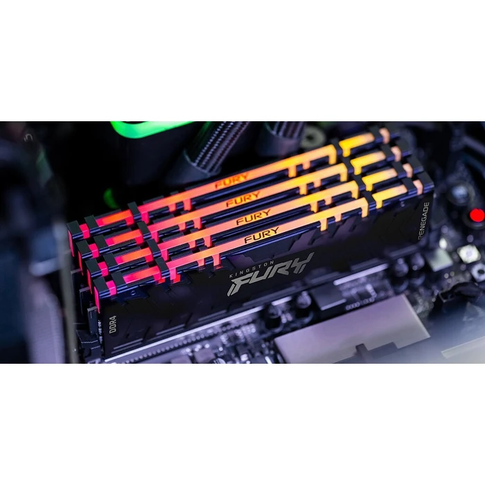 Kingston FURY Renegade RGB DDR4 16GB (2x8GB) 4000 MT/s Desktop RAM - KF440C19RB2AK2/16