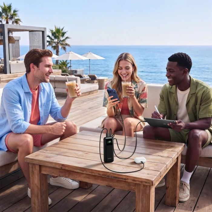Belkin UltraCharge Power Bank 11000mAh 60W με 2 Θύρες USB-C Μαύρο
