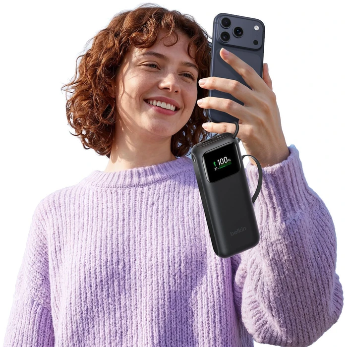 Belkin UltraCharge Power Bank 11000mAh 60W με 2 Θύρες USB-C Μαύρο