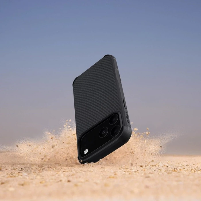 Pitaka Aramid ProGuard Θήκη για iPhone 17 Pro Μαύρο/Γκρι Twill