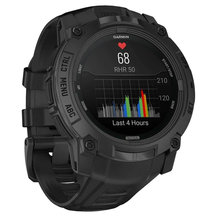 Garmin INSTINCT 3 TACTICAL AMOLED 50mm Μαύρο