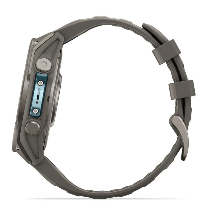 Garmin Fenix 9 Titanium 47mm Waterproof Smartwatch with Heart Rate Monitor (Pebble Gray)