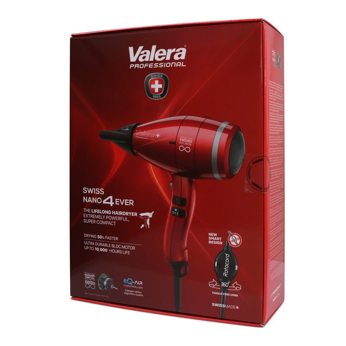 VALERA Swiss Nano4ever κόκκινο πιστολάκι μαλλιών