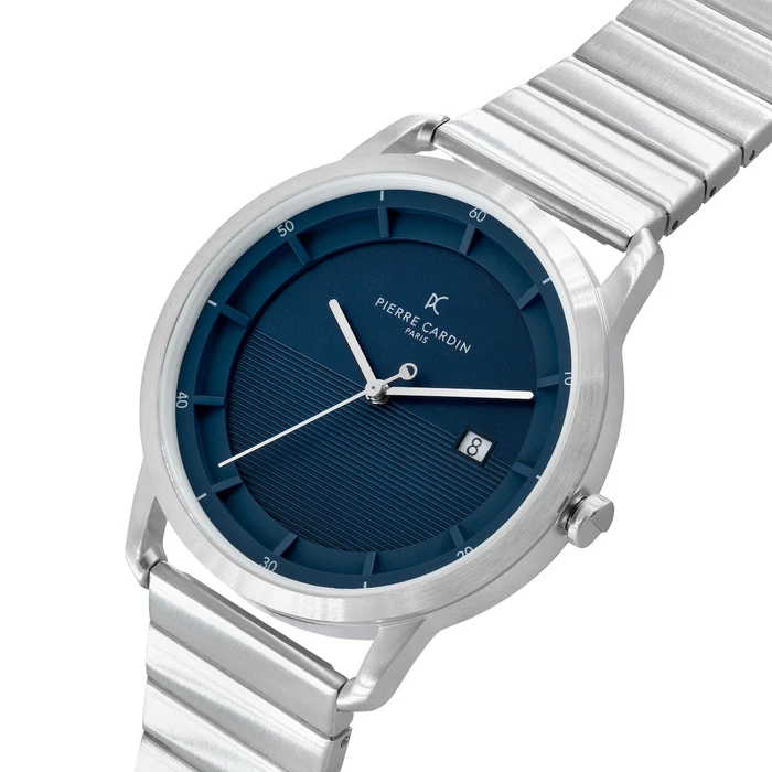 Pierre Cardin Ανδρικά Ρολόγια CLC.6005 Ασημί