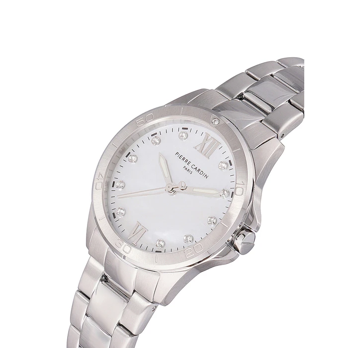 Pierre Cardin Γυναικείο Ρολόι 34MM Μεταλλικό Μπρασελέ CF.1009.MS
