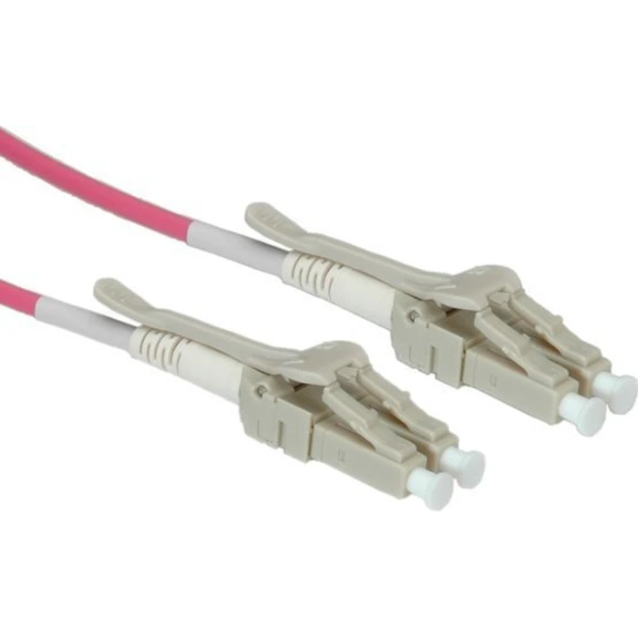 ROLINE LWL Cable 50/125um OM4 LC/LC Low-Loss High-Density Violet 20m