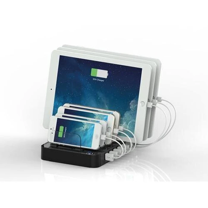 ROLINE Βάση Φόρτισης USB 7 Θύρες USB-A Μαύρο (19.07.1051-10)
