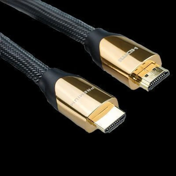 Roline 4K PREMIUM HDMI Ultra HD Καλώδιο με Ethernet, Angle, μαύρο, 2 m