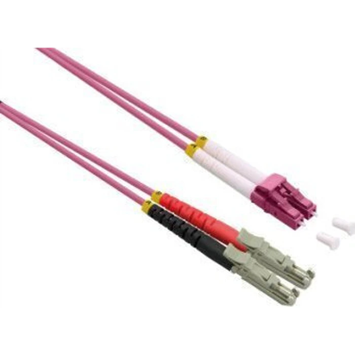 ROLINE Duplex Fiber Optic Cable 50/125 µm OM4 LC‑LC LSOH Violet 7.5 m (MPN 21.15.9476)