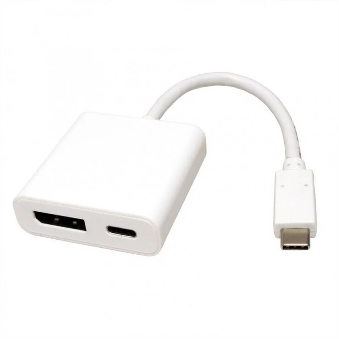Roline αντάπτορας USB Type-C σε DisplayPort (DP v1.2) με PD - 12.03.3221