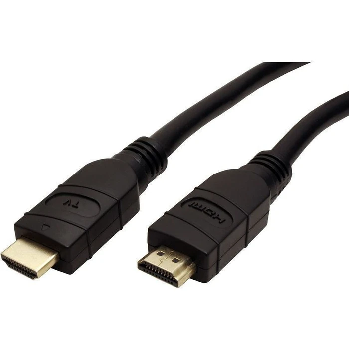 VALUE HDMI Cable 20 m — Angled HDMI male-to-male, Amplified (Active)