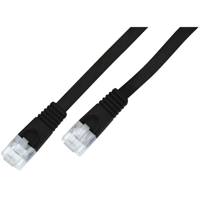 Roline U/UTP Cat.6 (Gigabit) Ethernet Patch Cord 2m Black - Value (21.99.1545)