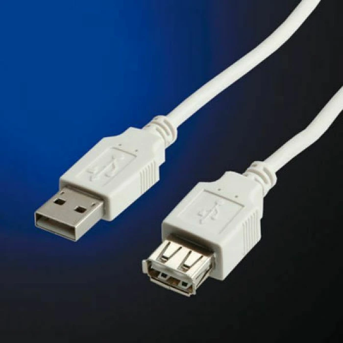 Roline Καλώδιο USB 2.0 USB-A αρσενικό σε USB-A θηλυκό 1,8 m (11.99.8949)
