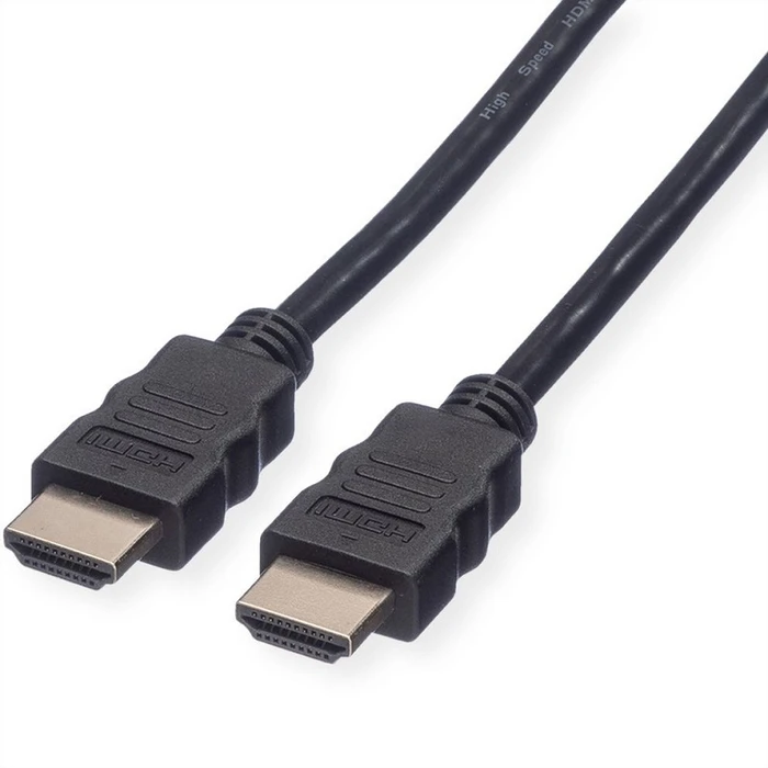 Roline HDMI High Speed Καλώδιο με Ethernet 5 m, Μαύρο