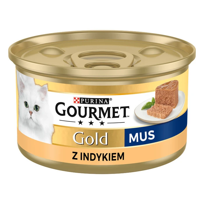 Gourmet Υγρή Τροφή για Ενήλικες Γάτες σε Κονσέρβα με Γαλοπούλα και Κρέας 85gr
