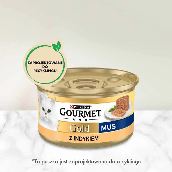 Gourmet Υγρή Τροφή για Ενήλικες Γάτες σε Κονσέρβα με Γαλοπούλα και Κρέας 85gr