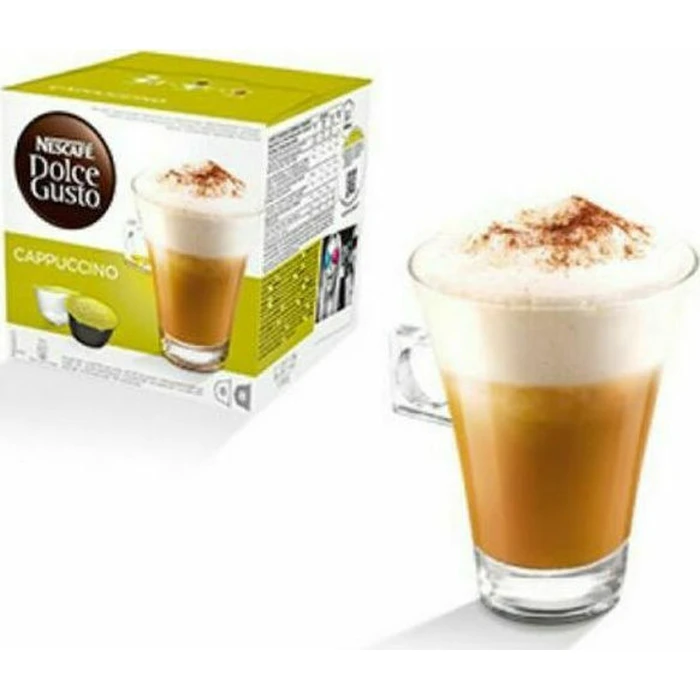 Nescafe Κάψουλες Cappuccino Συμβατές με Μηχανή Dolce Gusto 16caps