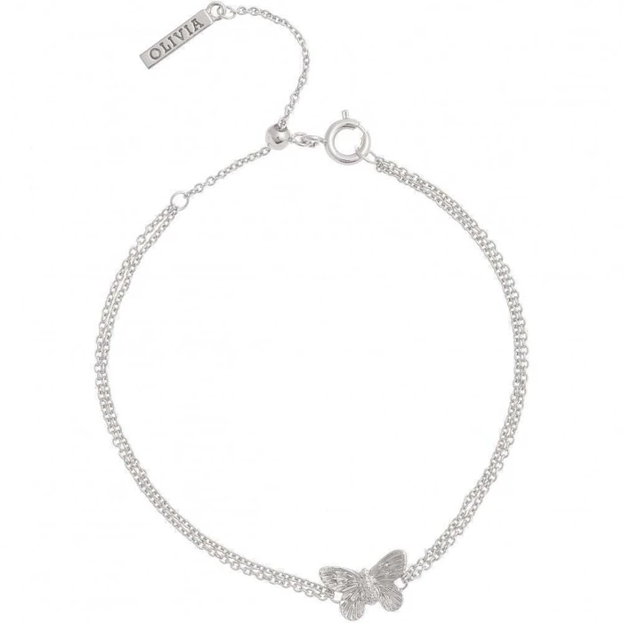 Olivia Burton Γυναικείο Βραχιόλι Από Ατσάλι 19cm OBJ16MBB03