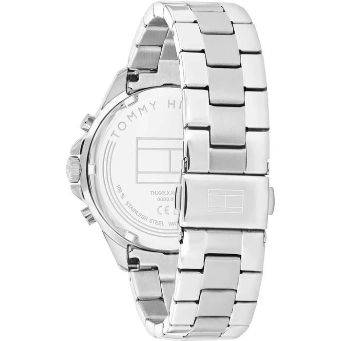 Tommy Hilfiger Mellie Γυναικείο Ρολόι 40mm Χρονογράφος Μπαταρίας με Ασημί Μεταλλικό Μπρασελέ 1782742
