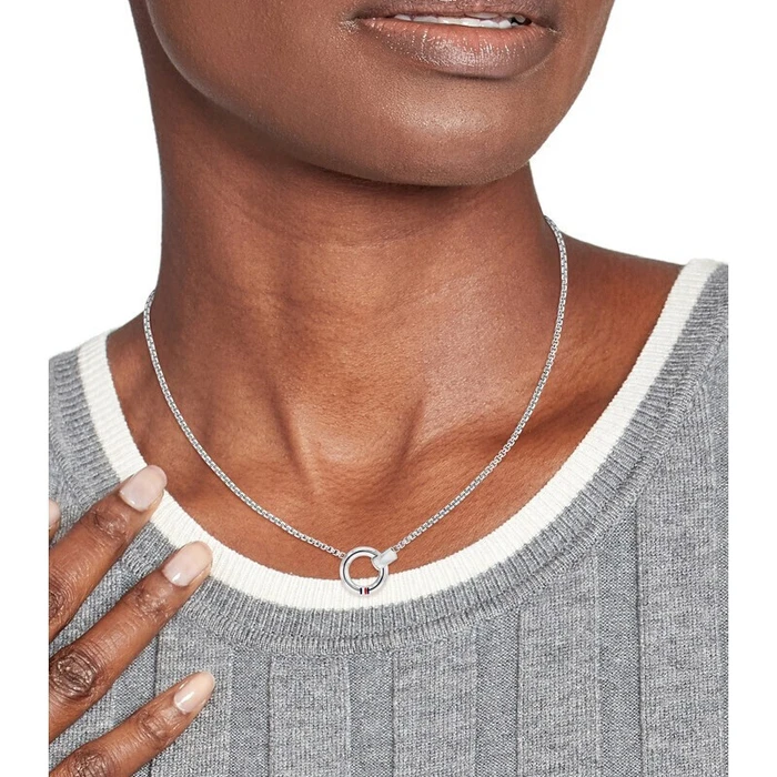 Tommy Hilfiger Κολιέ με σχέδιο Καρδιά από Ατσάλι 2780944