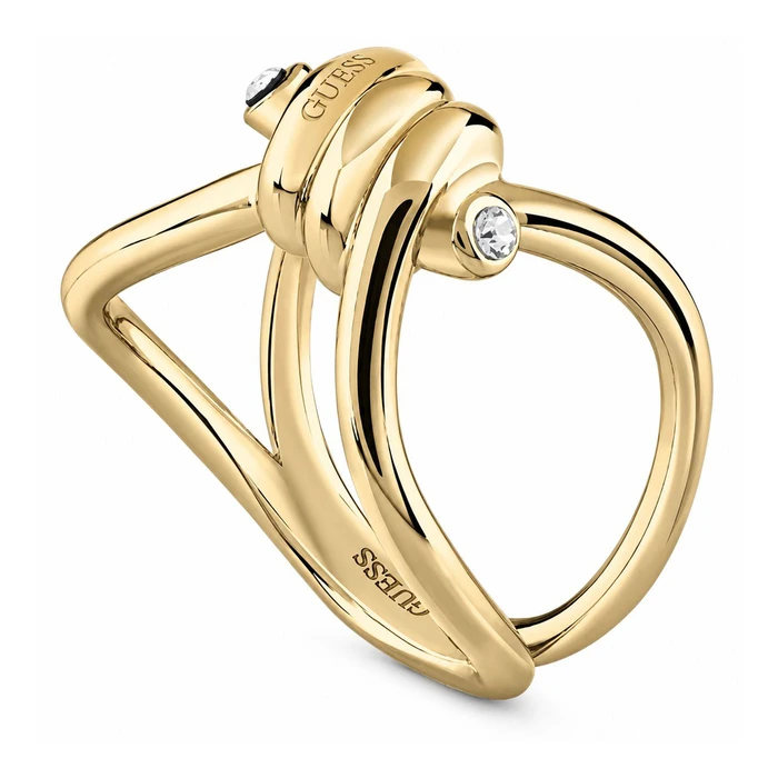 Guess Gold-Plated Stainless Steel Earrings UBR29004-56