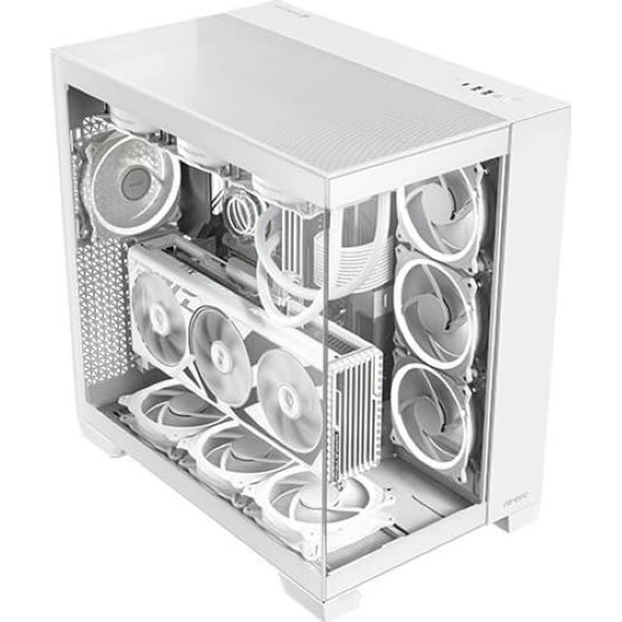 Antec C8 White Full Tower Gaming PC Case with Tempered Glass Side Panel & ARGB