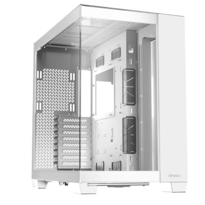 Antec C8 White Full Tower Gaming PC Case with Tempered Glass Side Panel & ARGB