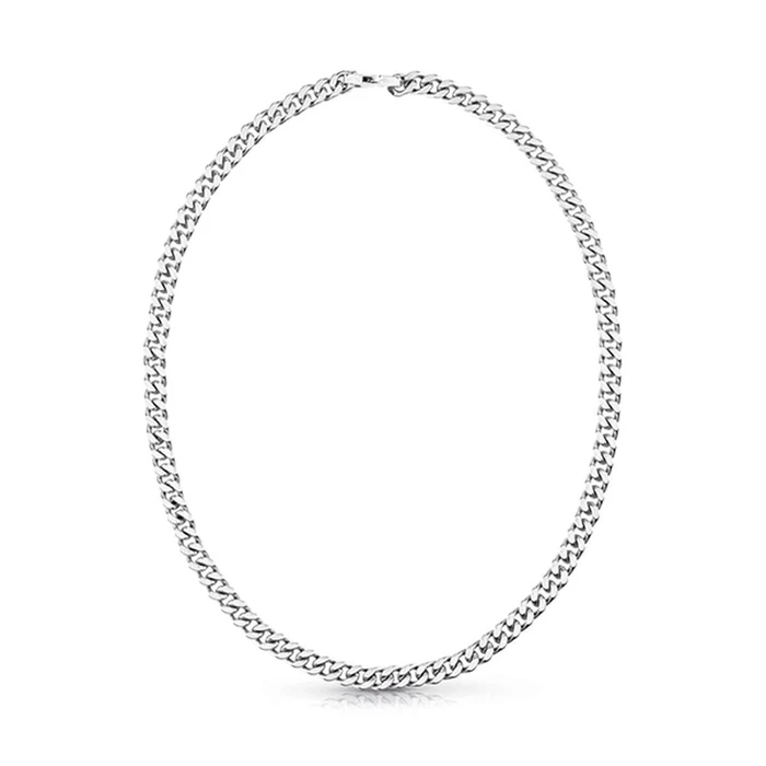 GUESS Men's Bracelet JUMN01347JWST (54 cm) - Stainless Steel, Grey