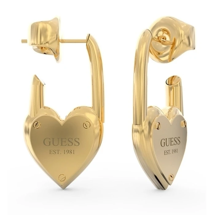 Guess All You Need Σκουλαρίκια Επιχρυσωμένα από Ατσάλι JUBE04214JWYGT/U