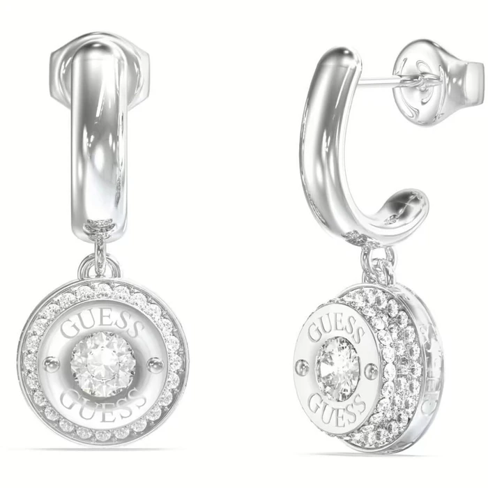 Guess Σκουλαρίκια από Ατσάλι Γκρι JUBE05558JWRH